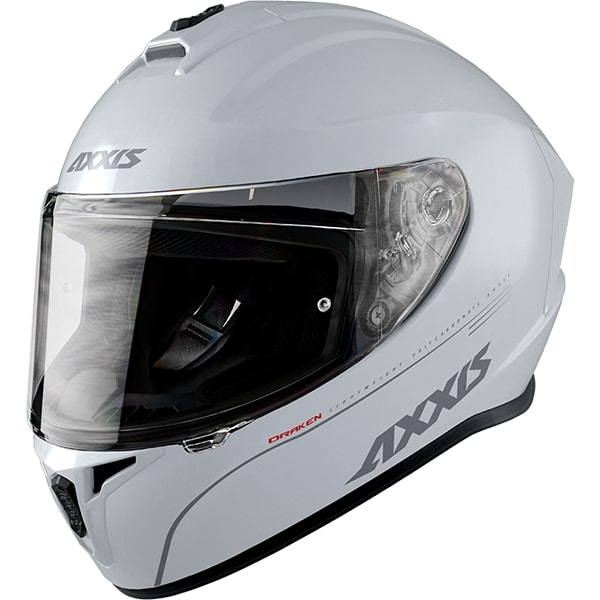 Helm Axxis Draken Solid Glans Wit XL